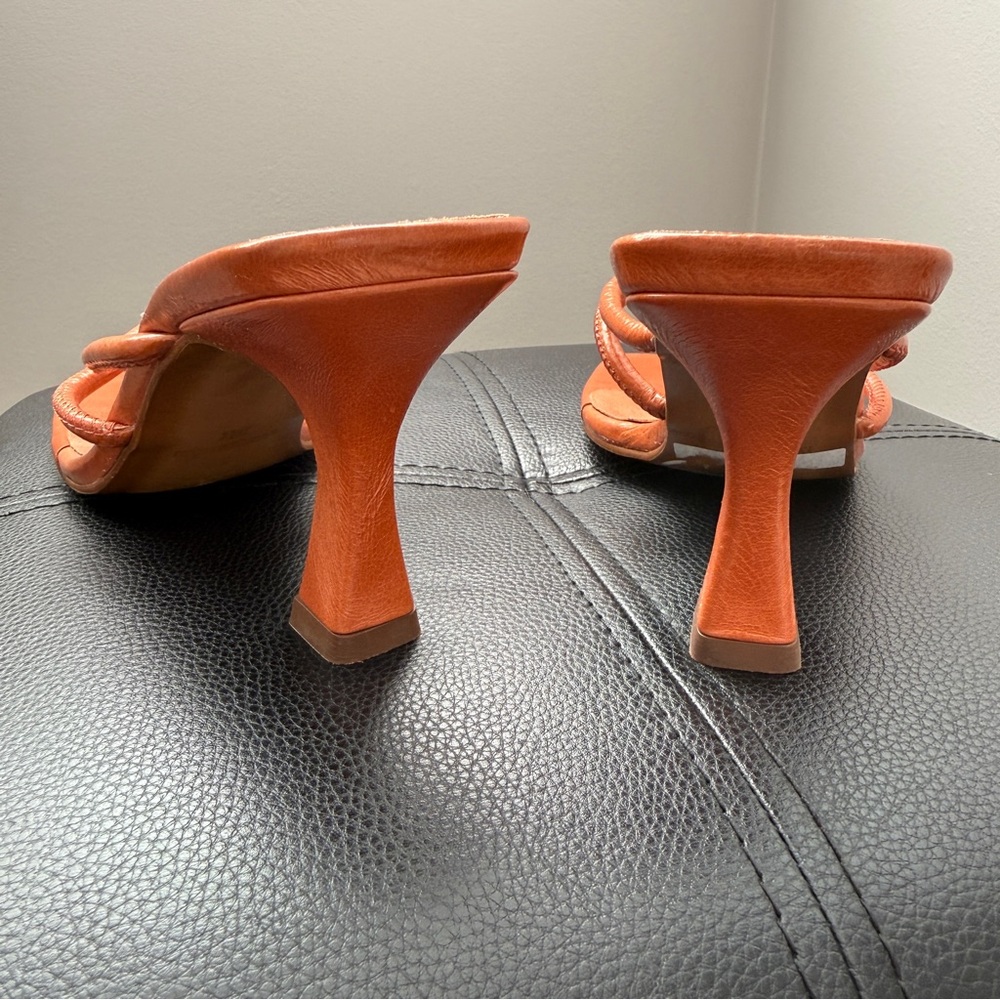 L'INTERVALLE Terracotta Strappy Heels - Picture 9 of 12
